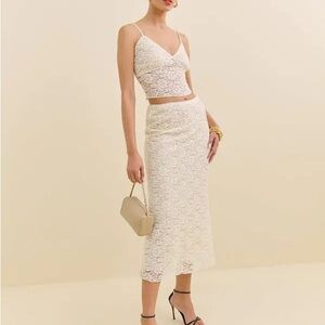 Reformation Geneva Knit Two Piece - Size L